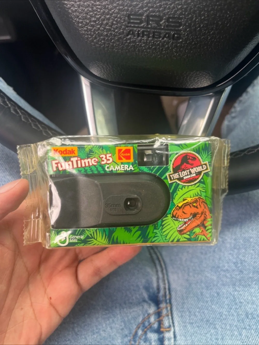 Jurassic Park The Lost World Kodak Funtime 35 Camera 1995 General Mills SEALED!!